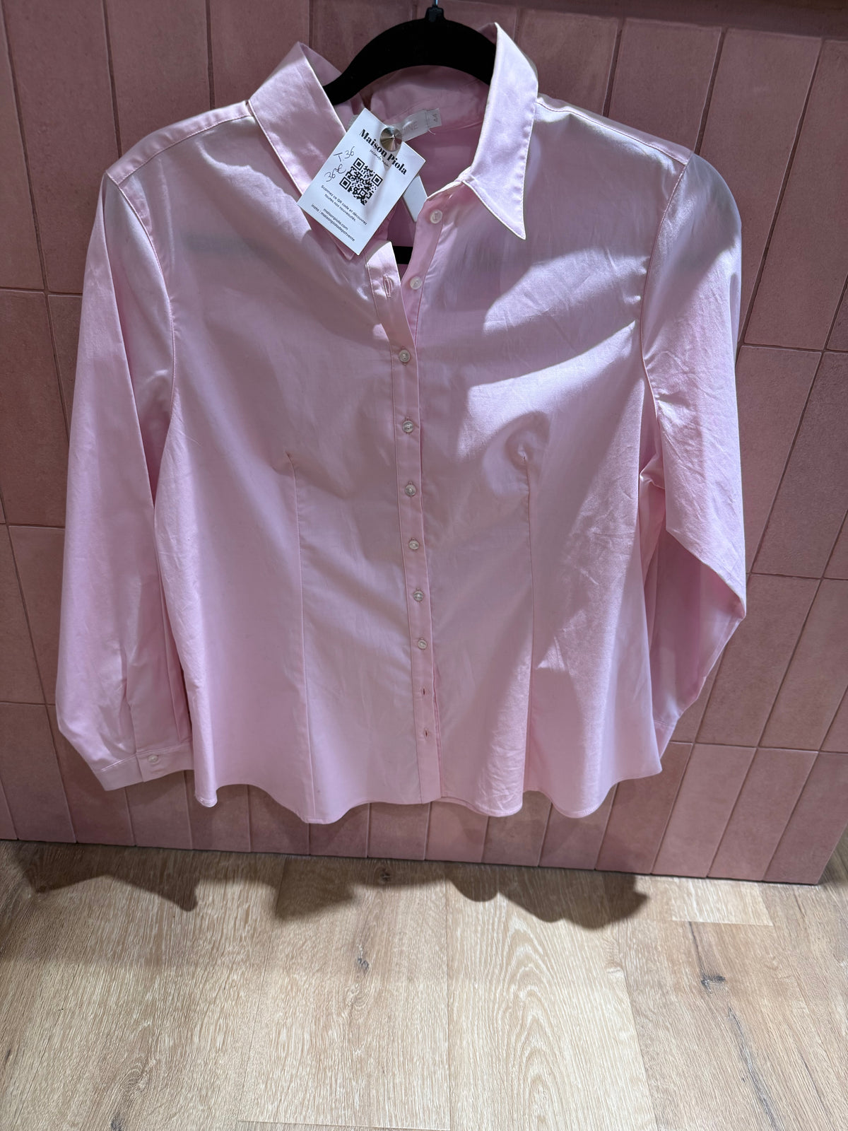 Chemise rose Anne fontaine T.S/M