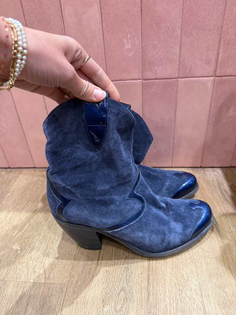 Chaussures Bleu Free Lance T.39 1/2