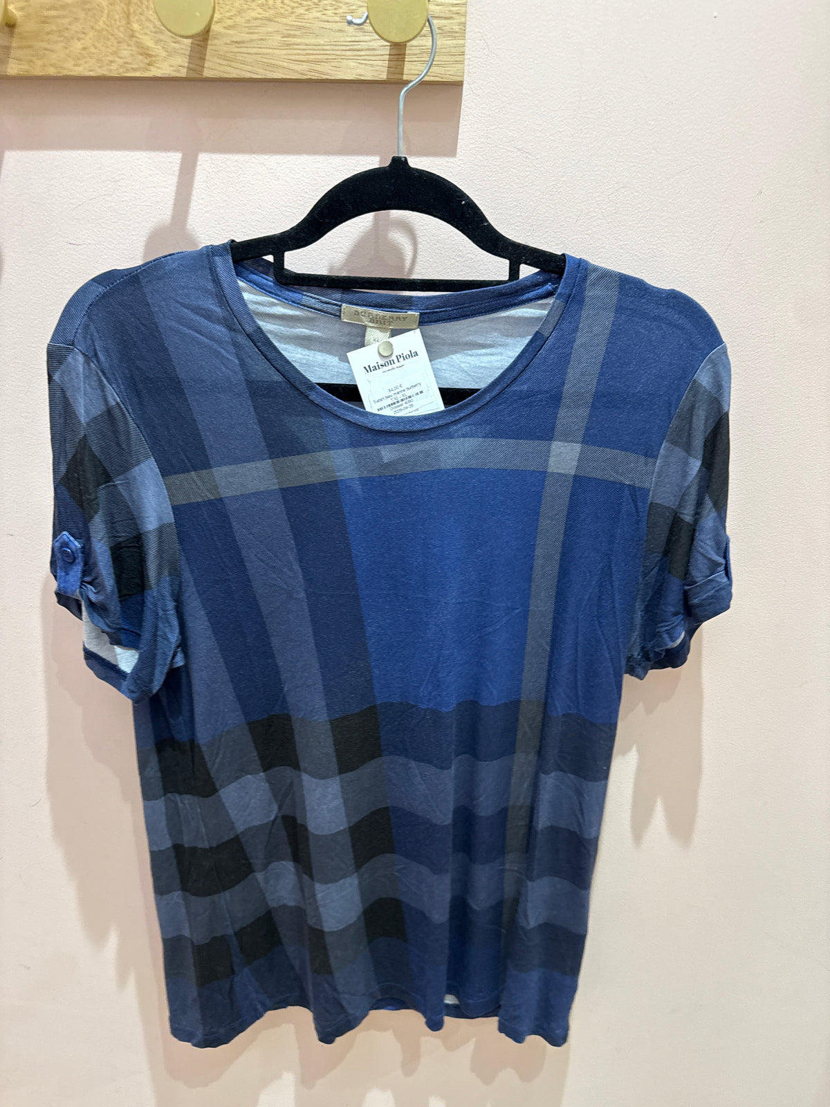T-shirt bleu marine burberry T.XL