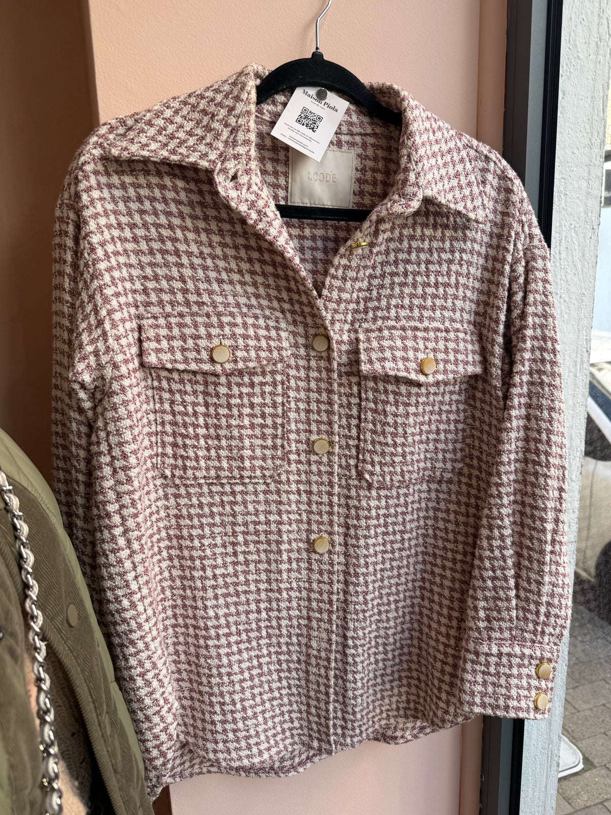 Veste-chemise rose I.Code taille XS /S