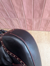 Sac baguette noir Lancel détail rouge 27/08