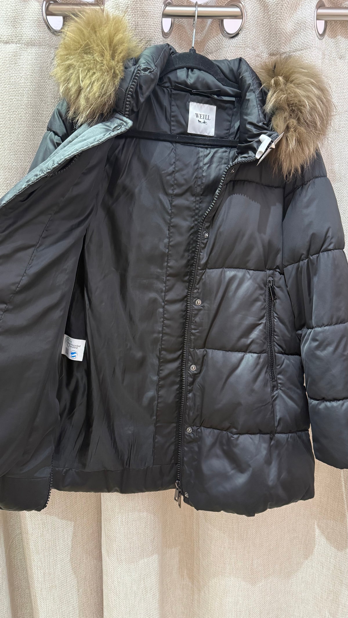 doudoune noire brillante weill Taille 40