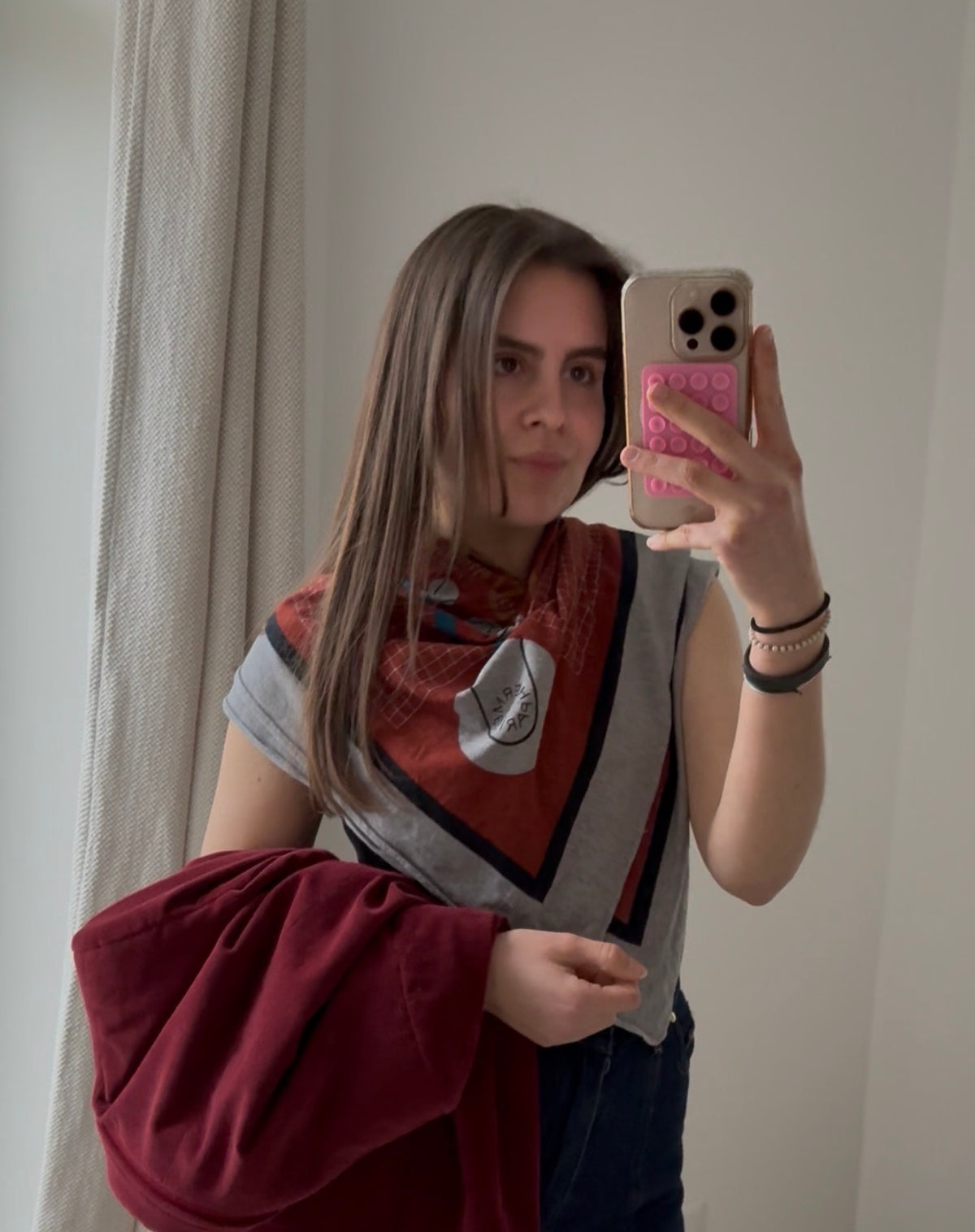 Foulard en jersey hermès