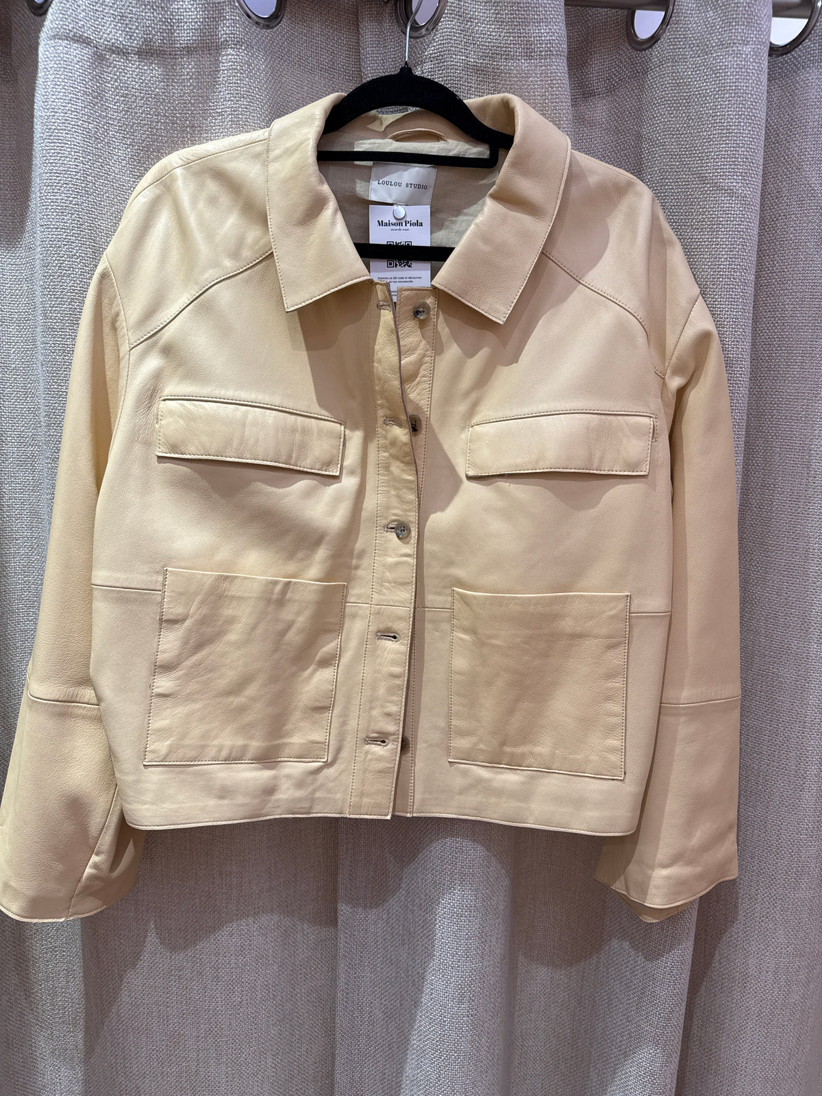 Veste en cuir Loulou studio T.U