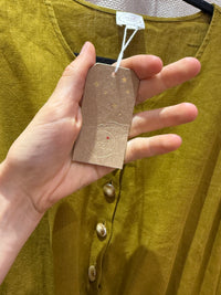 Robe verte des petits hauts neuf T.S 16/06
