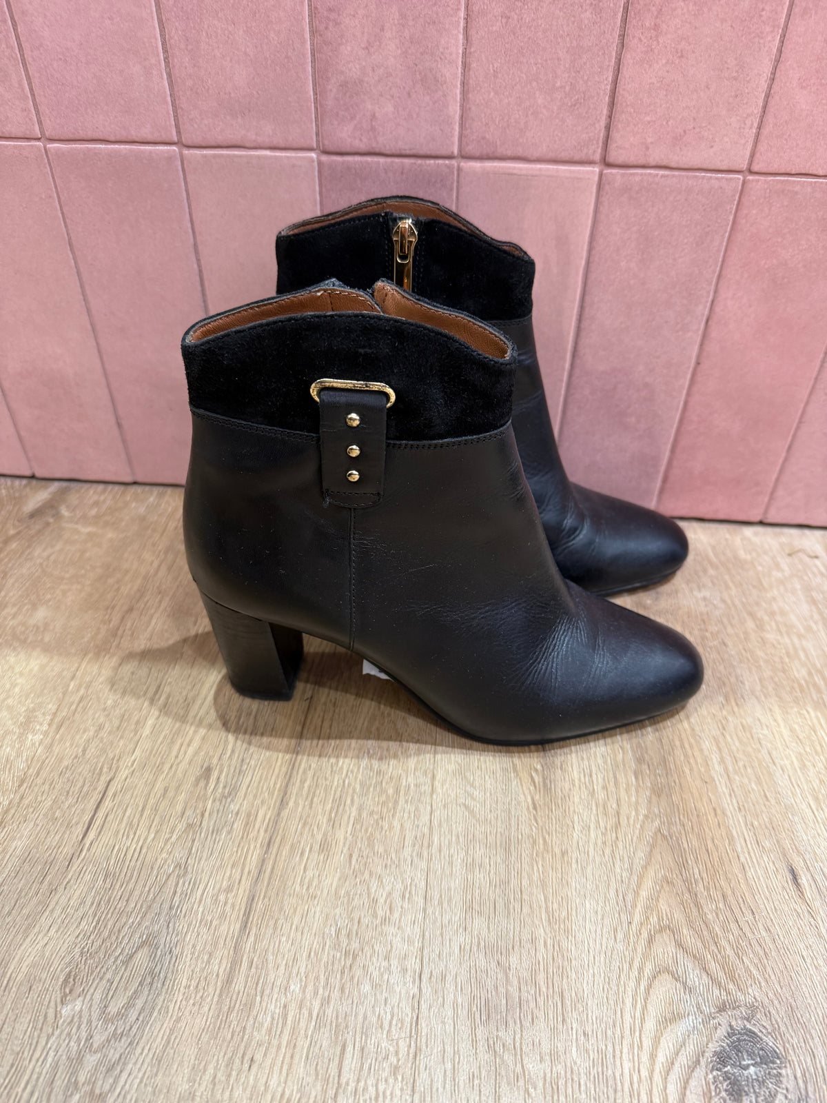 Bottines Noires Bocage T.38