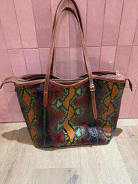 Sac Claris Virot Vert cuir 04/06