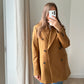 Veste blazer marron T.XS/ S laine Tiger or sweden