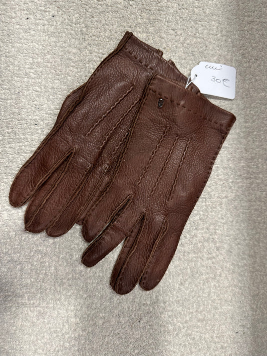 Gants cuir marron roeckl