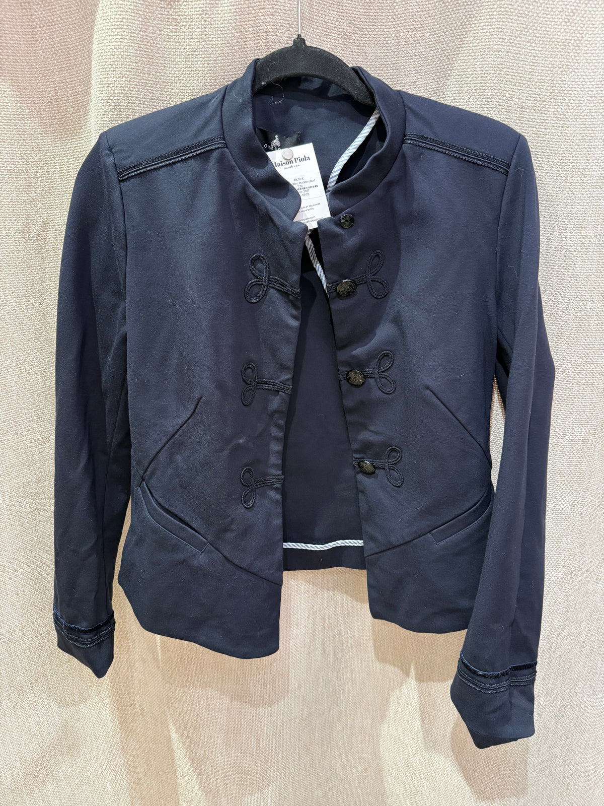 Blazer veste one step bleu marine T.36