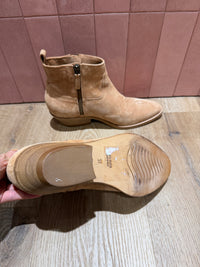 Bottines beiges en daim Hardrige T.37 16/10