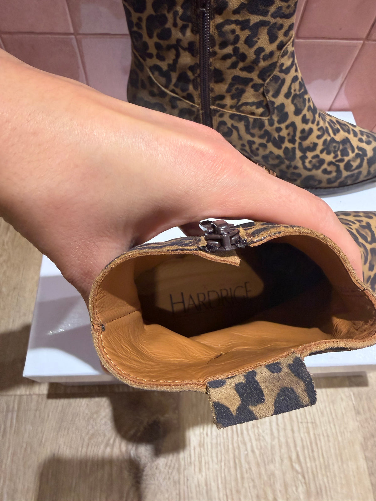 Bottines léopard Hardrige T.36 16/10