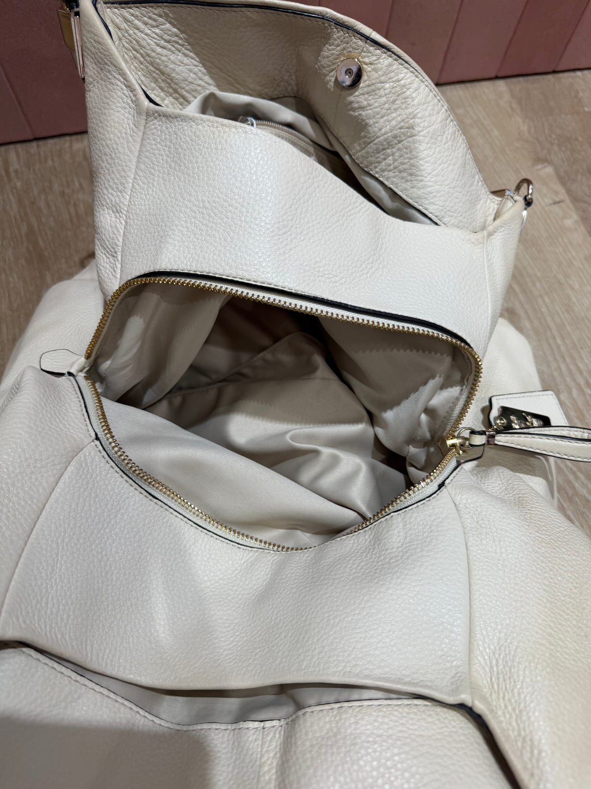 Sac cabas Coach beige 10/10