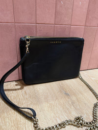 sac noir Sandro 29/09 cuir