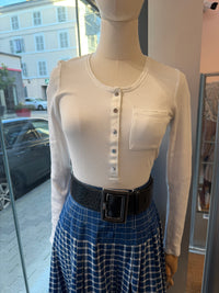 Top blanc ML ikks T.XS 03/09