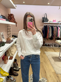 Top manches longues Yerse blanc T.M