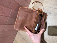 Sac marron Longchamp en bandoulière