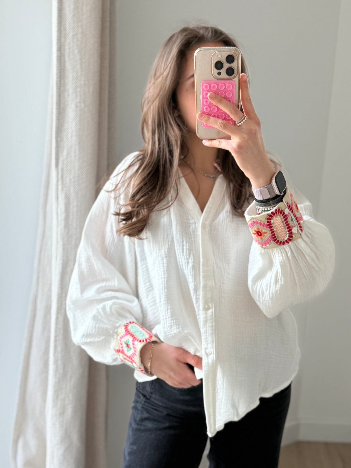 Blouse It Hippie blanche M