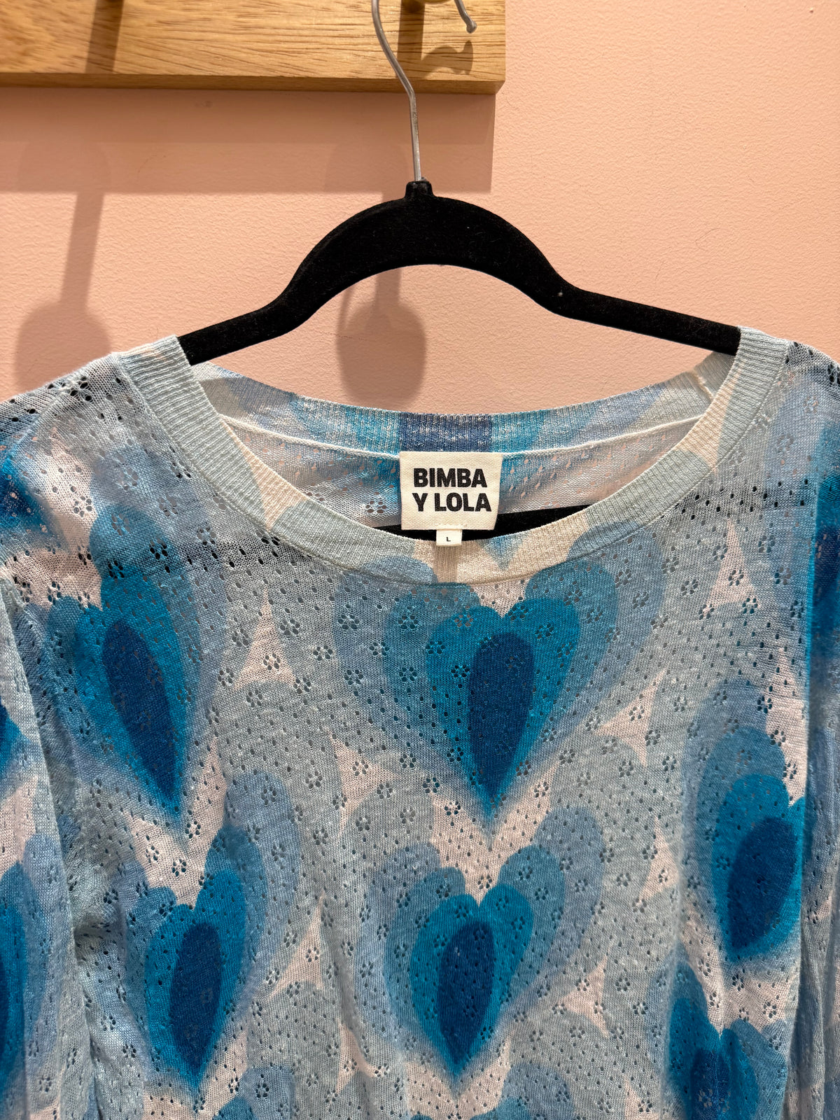 Bimba y Lola Pull Bleu et blanc T.M/L
