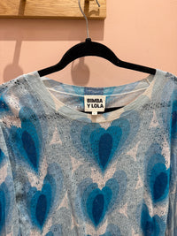 Bimba y Lola Pull Bleu et blanc T.M/L