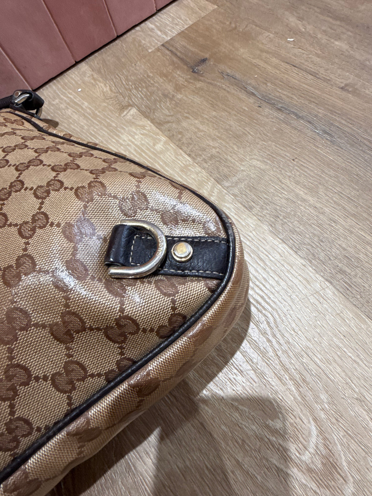 Sac Gucci beige toile enduite 03/06