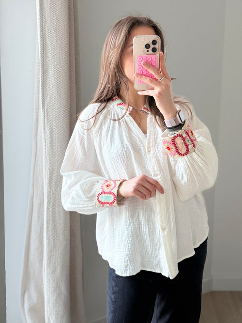 Blouse It Hippie blanche M