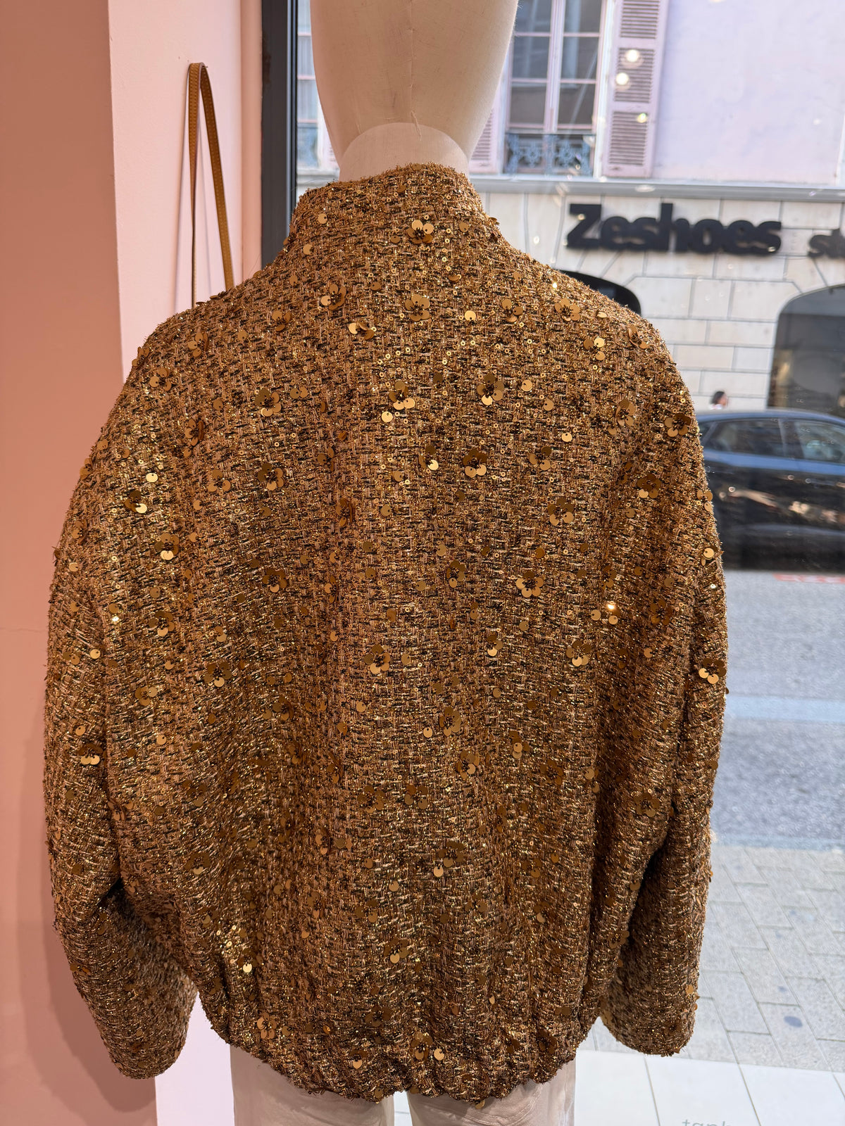 Veste doré Zara T.L 17/09