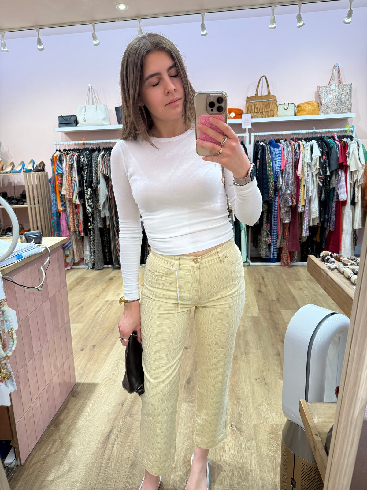 Pantalon Versace Beige T.34 04/06
