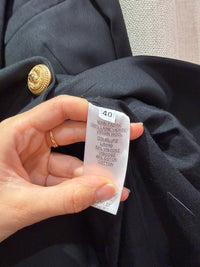 Blazer noir balmain T.36 22/09
