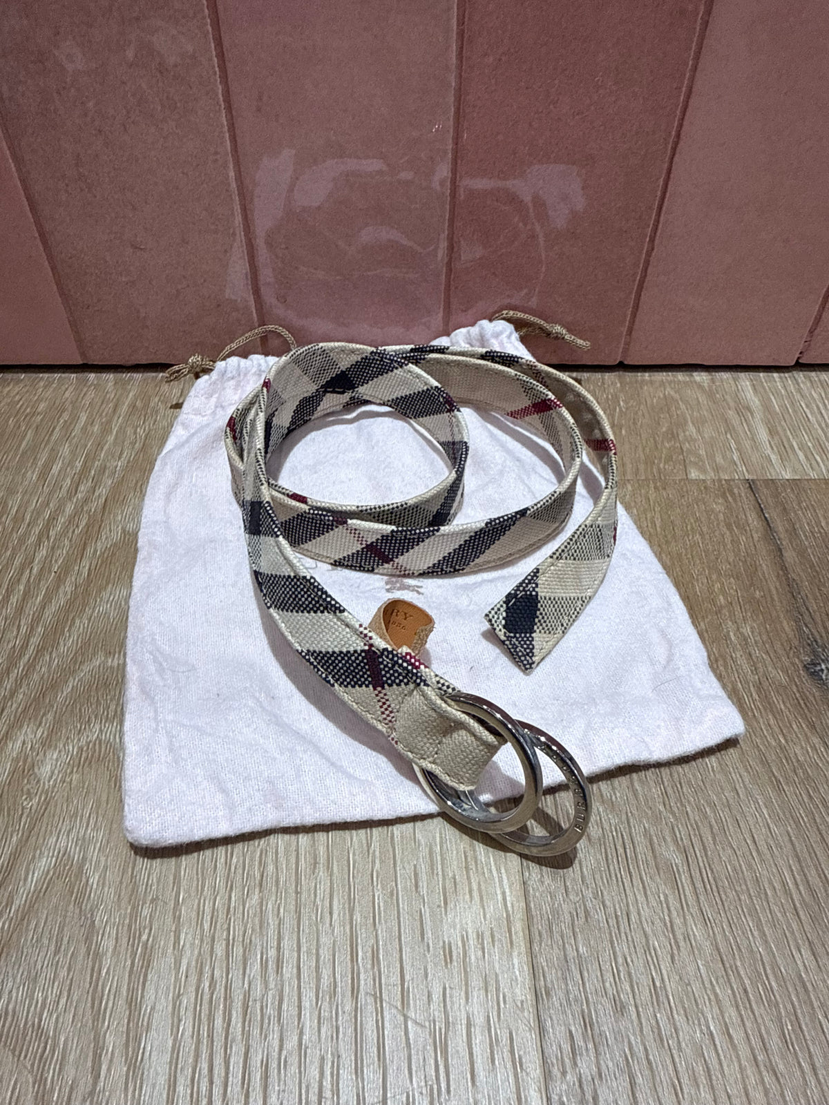 Ceinture en tissu Burberry T.70