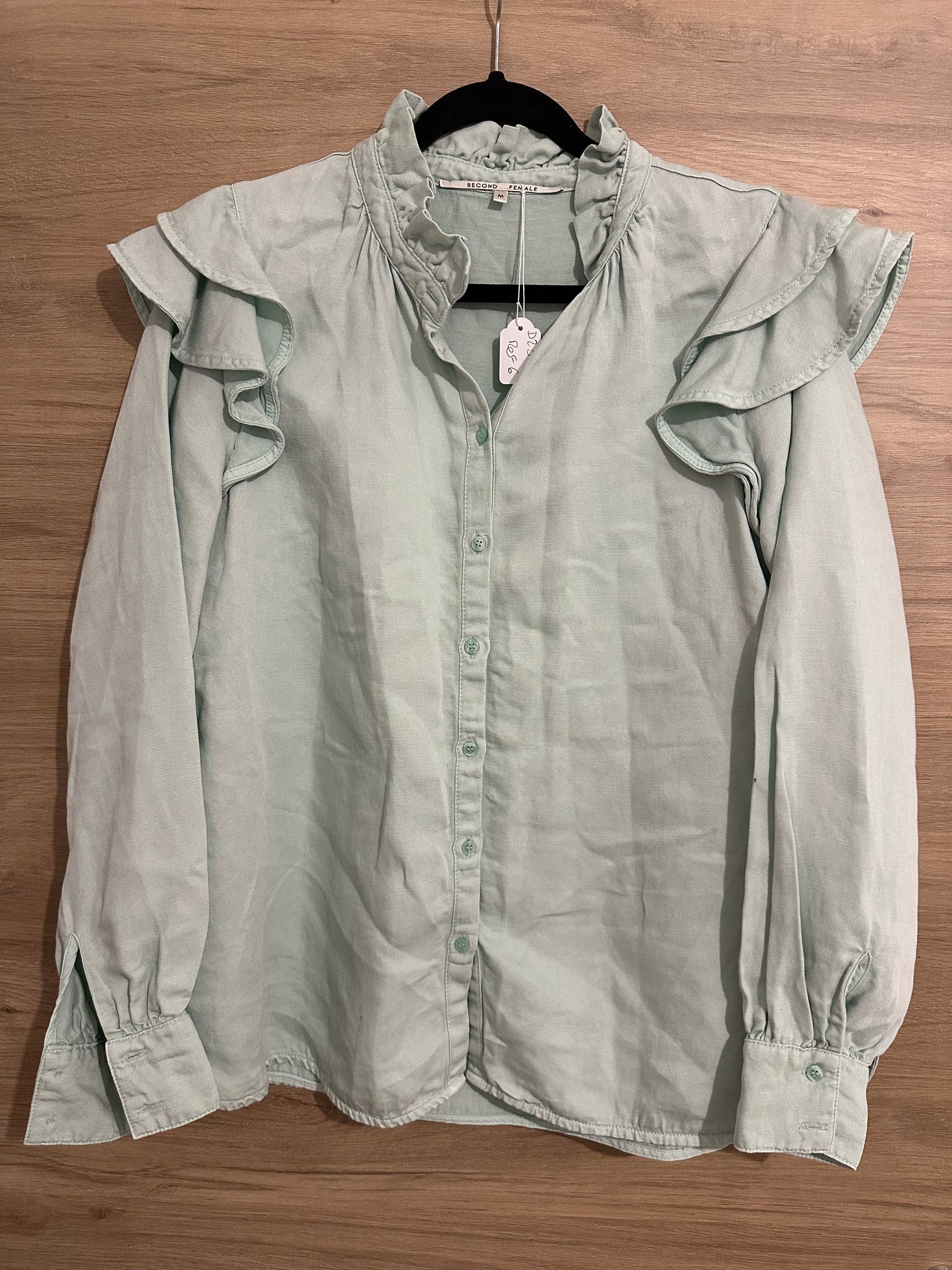 Chemise vert d’eau T.M seconde female