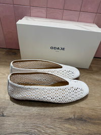 Ballerines blanches odaje T.38 10/07
