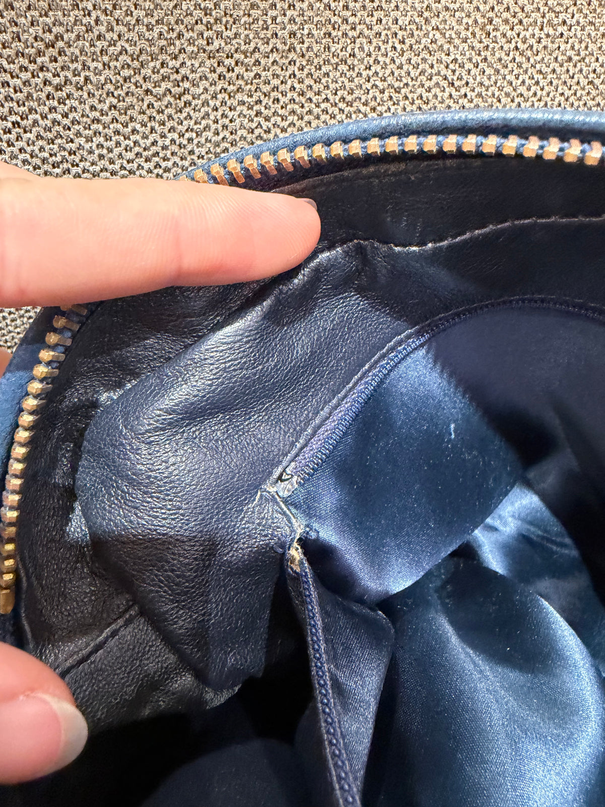 Sac Chanel caméra bleu nuit 23/09