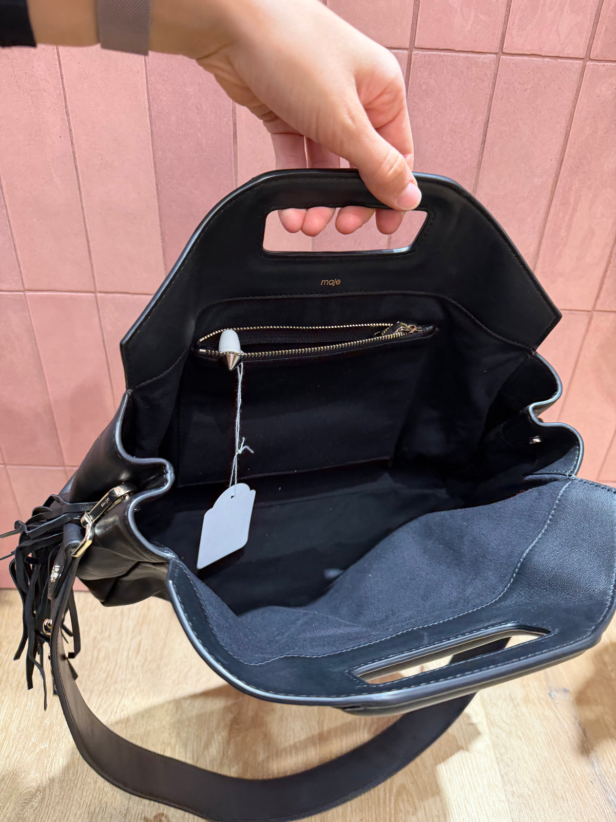 Grand sac Maje 17/10 cuir