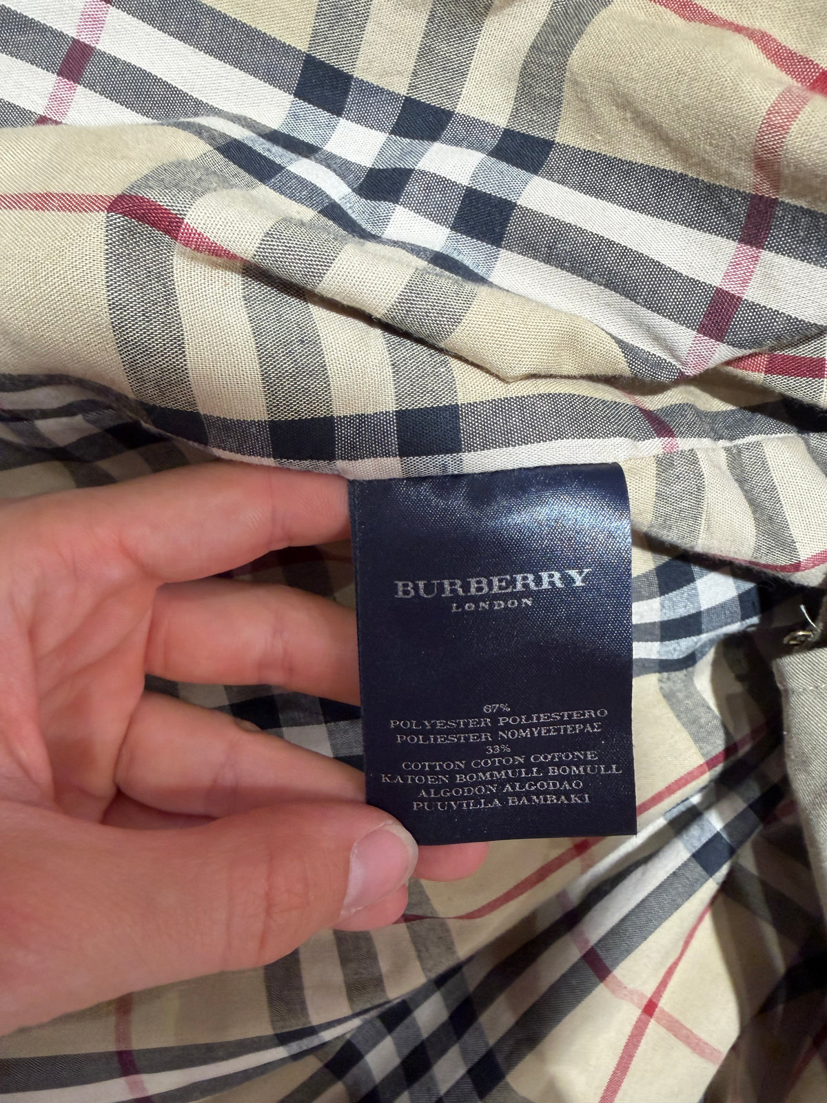 Trench Burberry taille XL kaki 11/08
