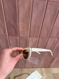 Lunettes de soleil Yves saint Laurent crème