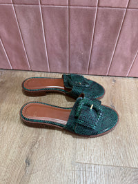 Mules vertes T.37 10/06