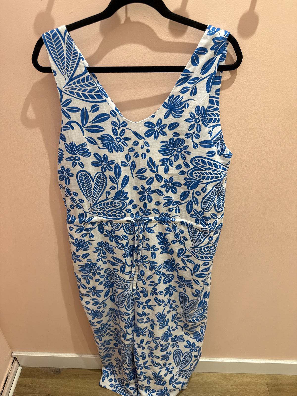 Combinaison bleue blanche Modetrotter