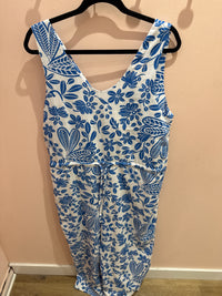 Combinaison bleue blanche Modetrotter