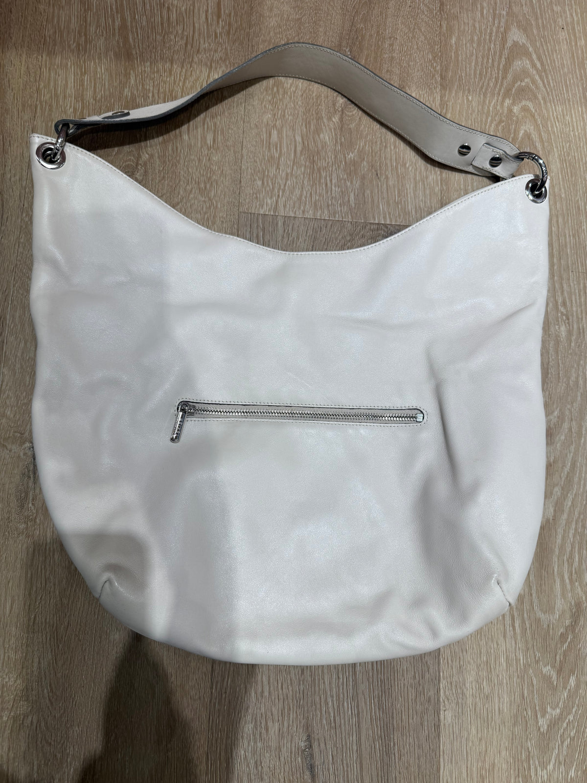 Sac blanc Texier cuir