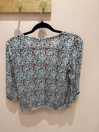 IKKS - Blouse Blanc, noir et rouge - T.38