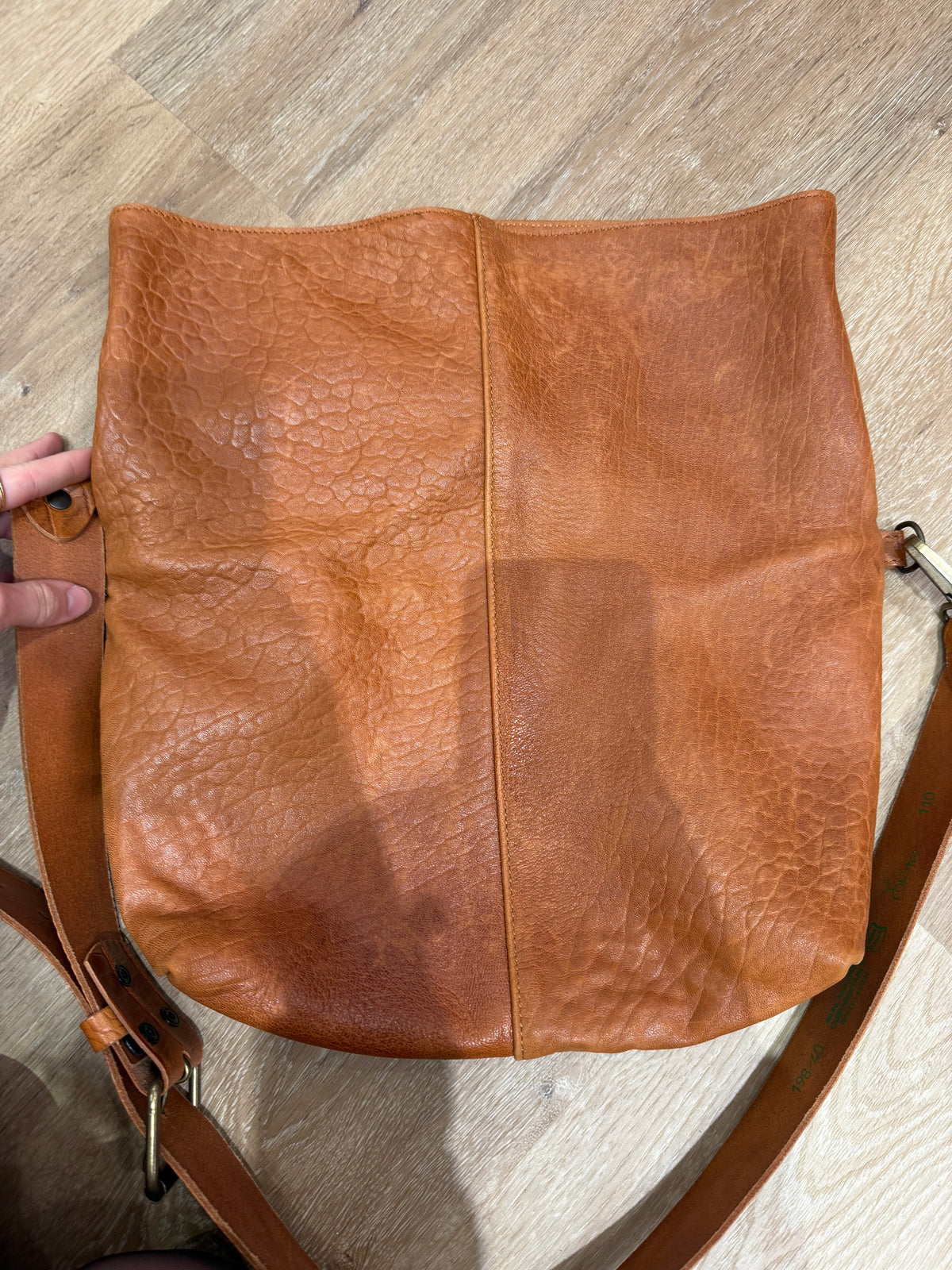Sac camel en cuir