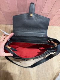 Sac en cuir Lancel noir