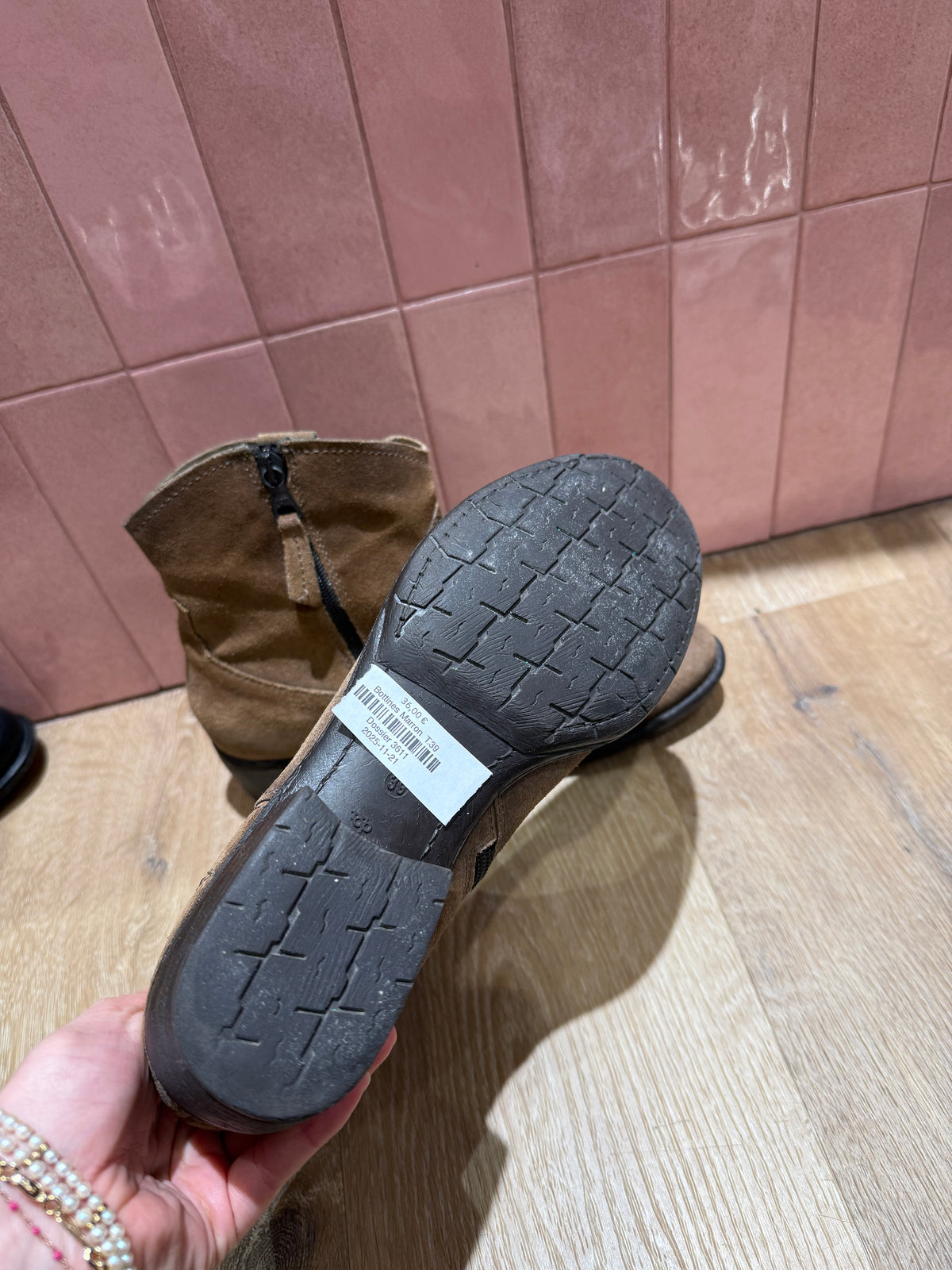 Bottines Marron  T.39