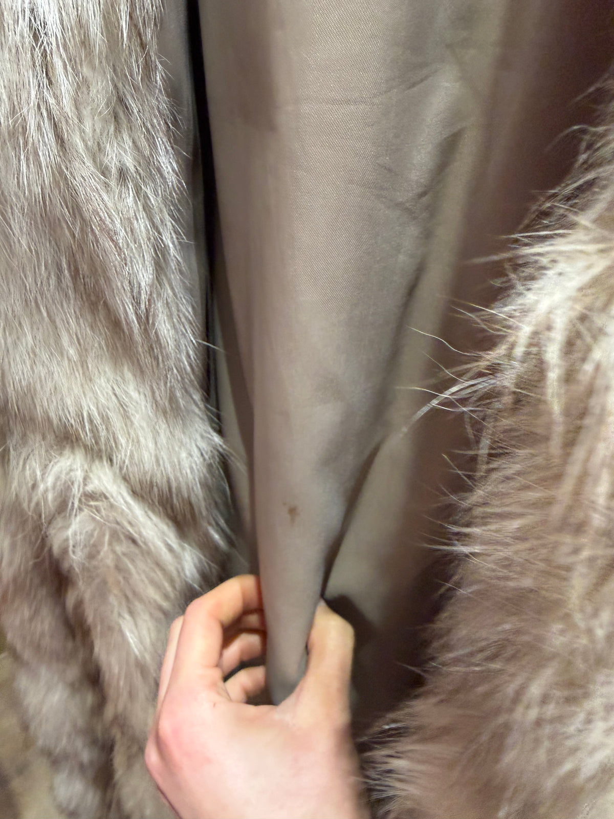 Manteau en renard taille S