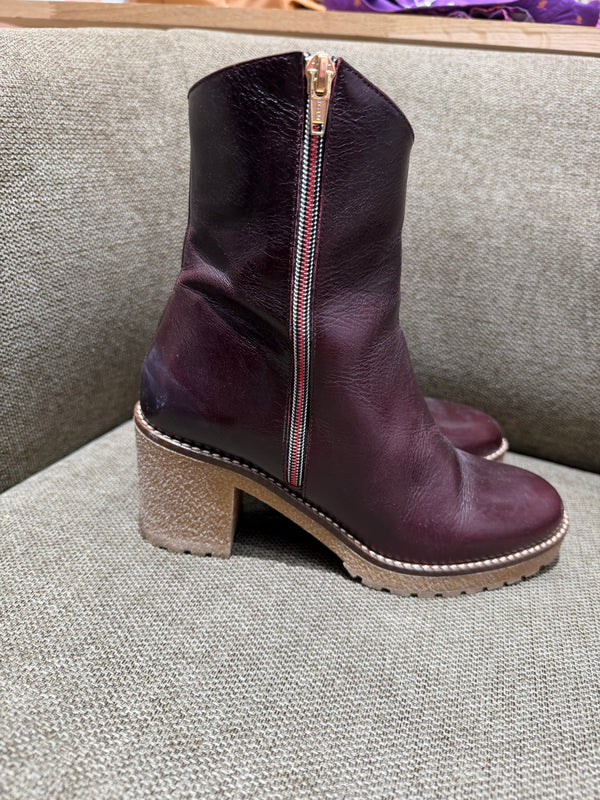 Hardrige Bottines bordeaux T.38 05/09