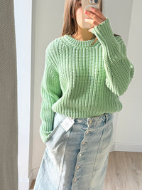 Pull vert maille Claudie Pierlot - T.S