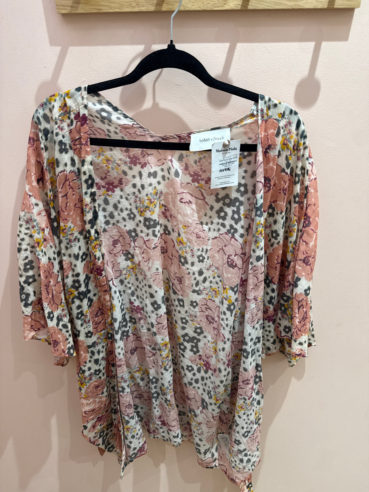 Veste rose et beige Ba&sh T.U