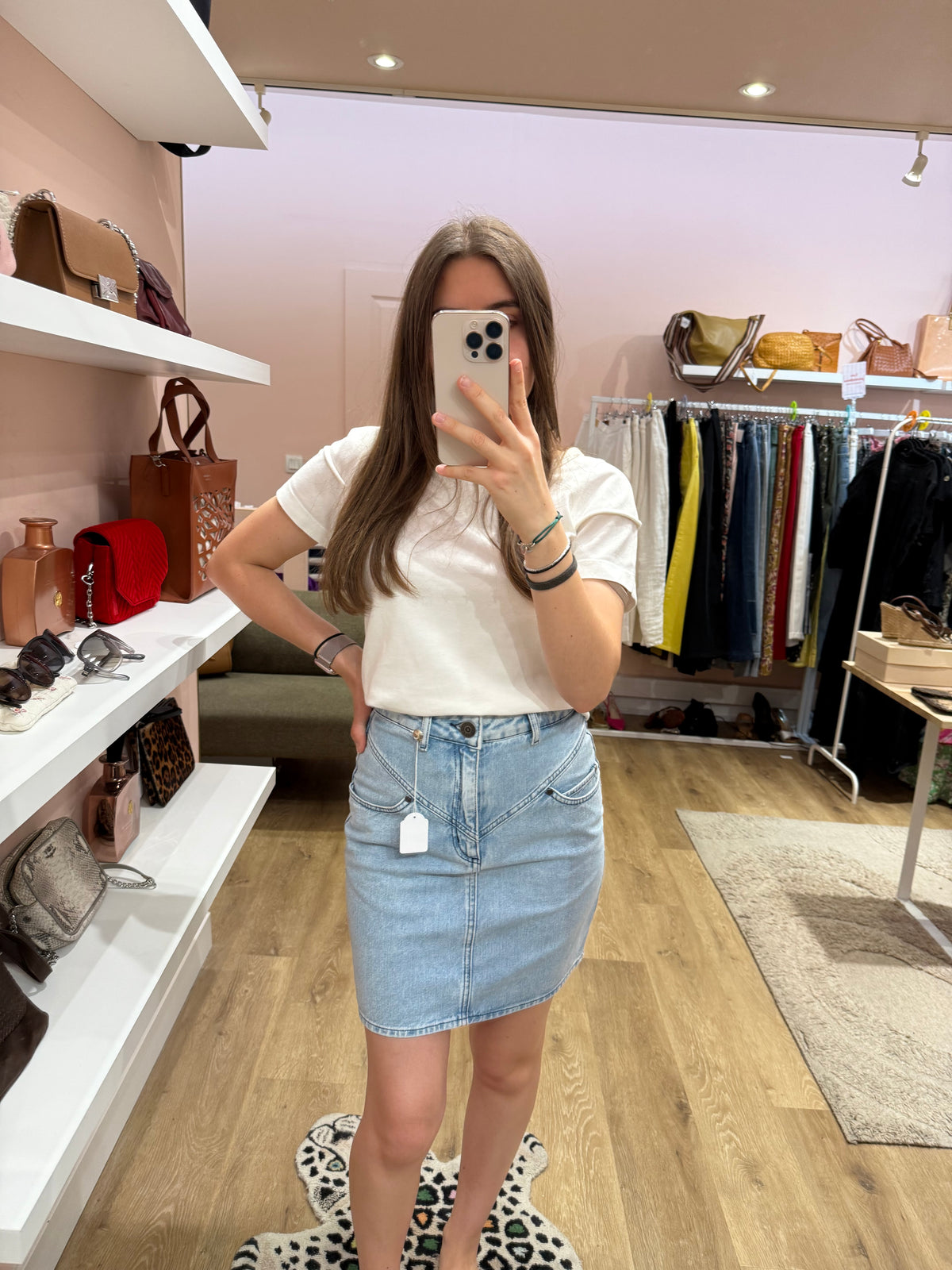 Jupe en jean Sandro T.36 10/07
