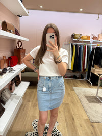 Jupe en jean Sandro T.36 10/07